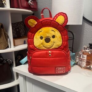 Disney Winnie the Pooh Red Kids Backpack